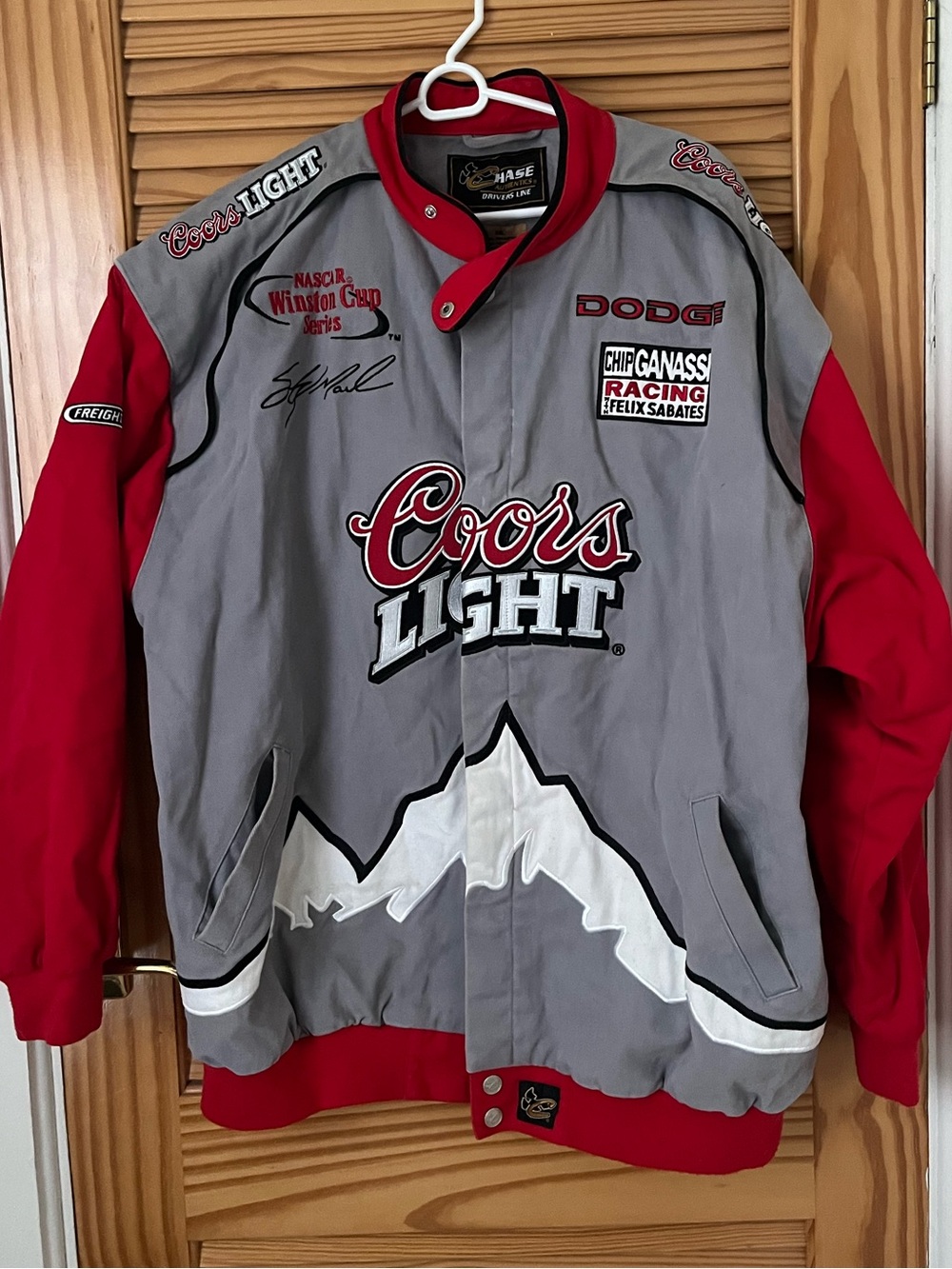 Vintage 90’s Chase Authentics Coors Light Chip Ganassi Racing NASCAR jacket